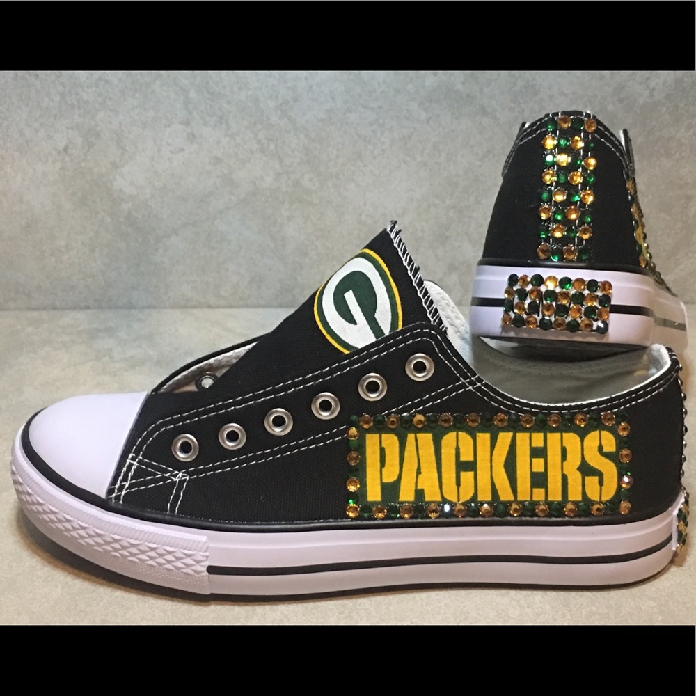 COMPASS NFL GREEN BAY PACKERS BLING WOMENS SHOES